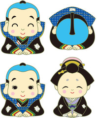 福助　お福　セット