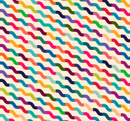 Seamless colorful waves for universal usage.