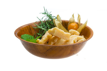 Hard estonian cheese