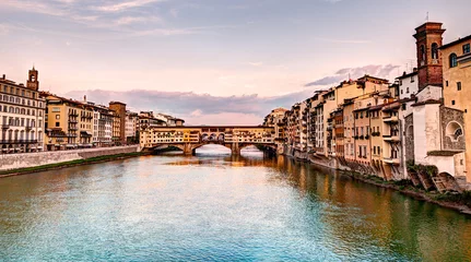 Foto op Aluminium Ponte Vecchio,  Florence, Italy © ermess