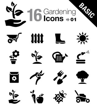 Basic - Gardening icons