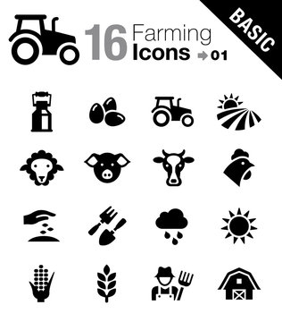 Basic - Agriculture and Farming icons