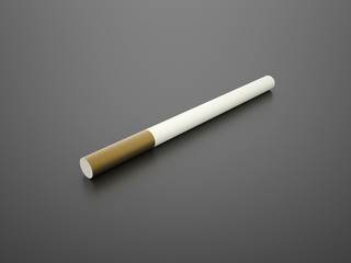 One rendered cigarette