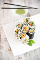 Vegetarisches Sushi