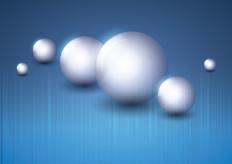 Abstract Background - Glossy Spheres