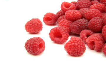 Fresh raspberries