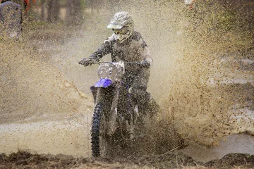 Foto op Canvas Motocross madness © Teemu Tretjakov
