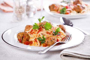 Pasta With Meatballs