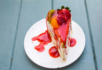 Strawberry cake