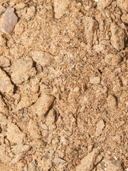 sunflower meal  background. Food for horses and farm animal