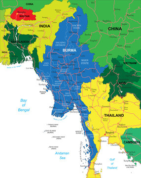 Burma map