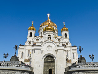 Obraz premium Cathedral of Christ the Saviour in Moscow, Russia