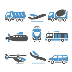 Transport Icons - A set of eleventh