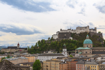 Obraz premium Salzburg city view