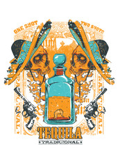 Tequila Duel © Tshirt-Factory.com