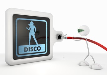 3d graphic of a personal id icon with futuristic 3d character