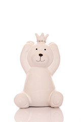 White ceramic bear