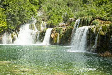 Krka Wasserfälle in Kroatien