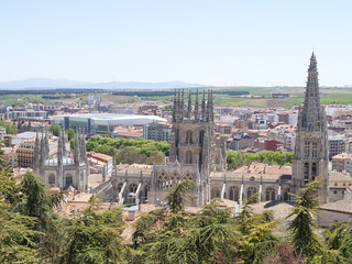Fototapeta premium the Gothic Cathedral world heritage site, Spain