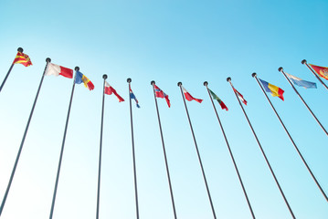 European flags