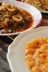 Basil Fried Mixed - omelet.