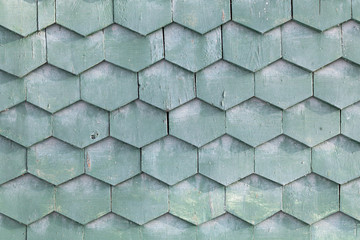 Old green wooden texture