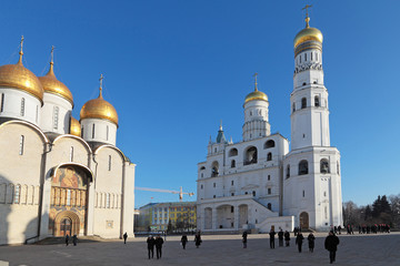 Fototapeta na wymiar Dzwonnica Iwan Wielki. Kreml moskiewski, Rosja