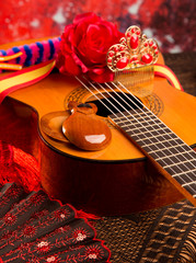 Cassic spanish guitar with flamenco elements