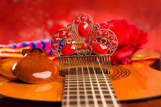Cassic spanish guitar with flamenco elements