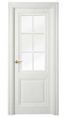 White wooden doors