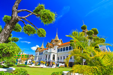 Naklejka premium Wielki Pałac w Bangkoku w Tajlandii