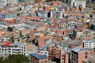 Fototapeta premium city of la paz Bolivia