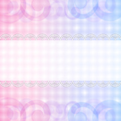 Pastel pink and blue vector background