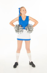 pretty young cheerleader