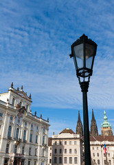 Fototapeta na wymiar street lantern in Prague