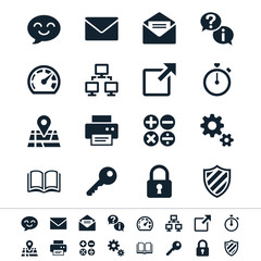 Fototapeta premium Application icons