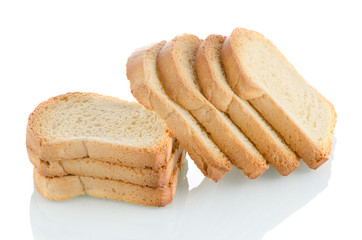 Fototapeta na wymiar Golden brown toast