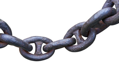Old anchor chain