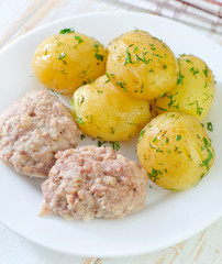 potato and cutlets