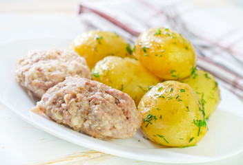 potato and cutlets
