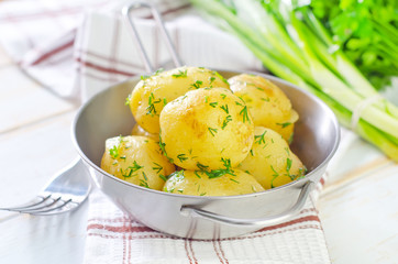 boiled potato