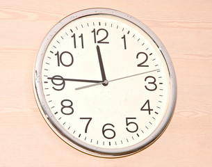 Fototapeta na wymiar White clock