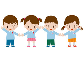 子供達（女の子と男の子）