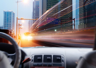 Fototapeta premium the light trails