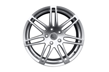 car aluminum wheel rim isolated