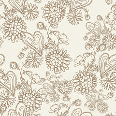 Abstract spring floral background