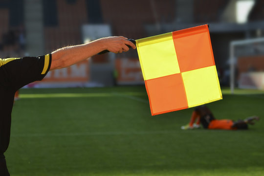 The flag of assitant referee.