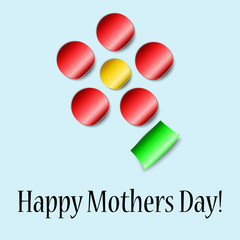 Post it sticker flower