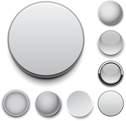 Round grey icons.