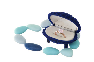 wedding ring  and weddings favors